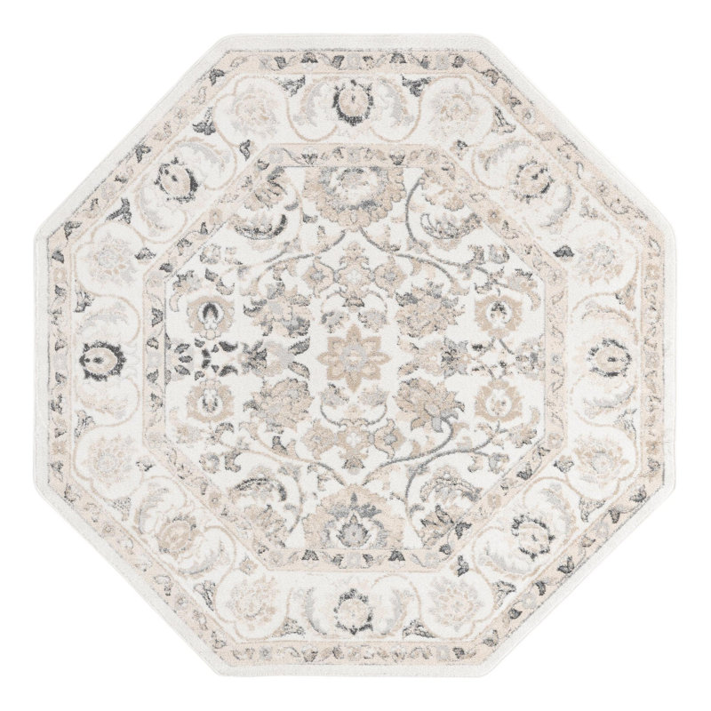 Hilley Oriental Indoor Rug, Octagon 7' x 7'