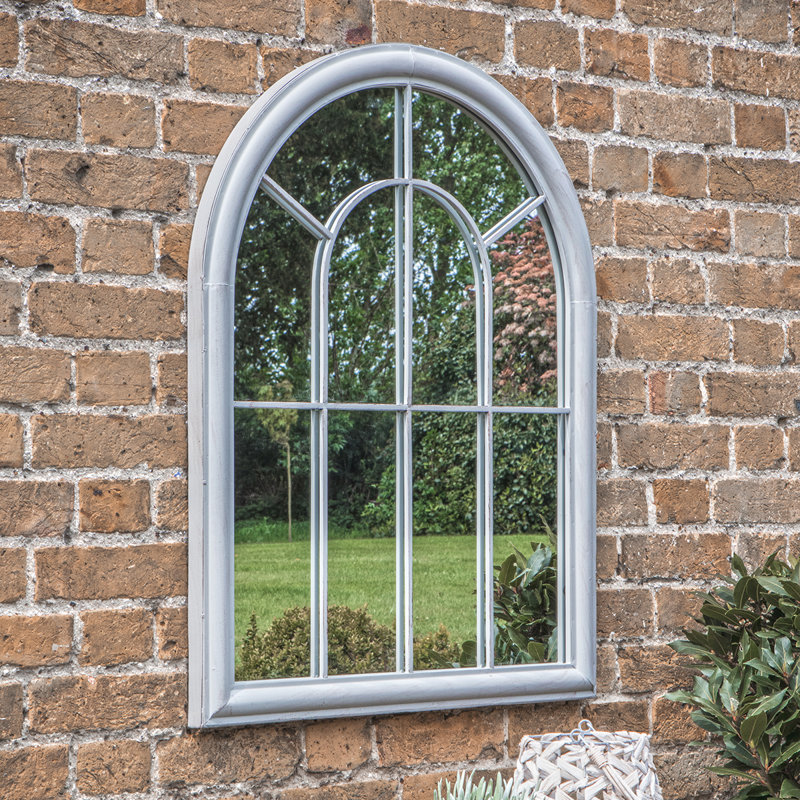Ouellet Metal Flat Wall Mirror