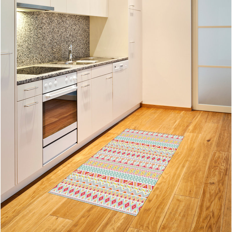 Tribal High Density Long Fiber Poly Threads Decorative Area Rug Carpet, Rectangle 2'7" x 5'