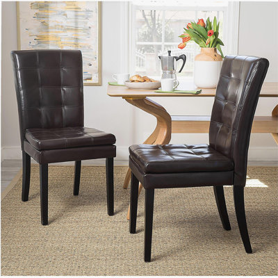 High-back 2-piece dining table and chair set