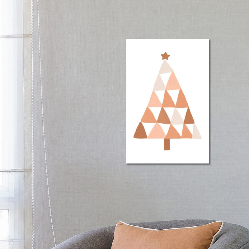 Pastel Christmas Tree by Orara Studio - Wrapped Canvas Gallery-Wrapped Canvas Giclée, 66.04 cm H x 45.72 cm W x 1.91 cm D