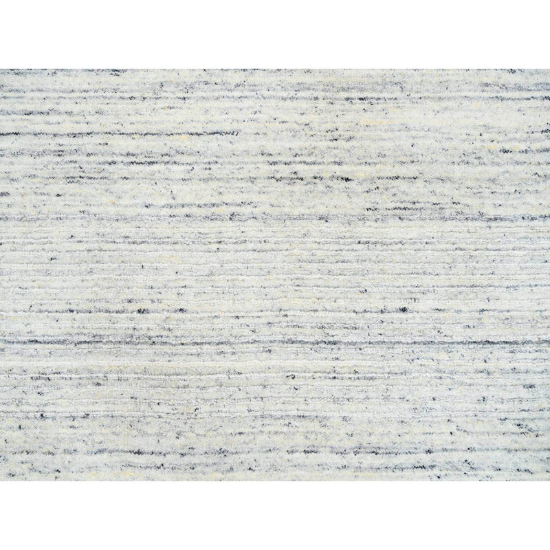 Tapis oriental rond en laine pure tissé à la main de 7 po x 10 po x 7 po x 10 po de style ivoire 426DAEBABB2549AAA2A5D00DBF680F99