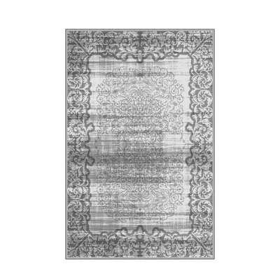 Stylish Hall Carpet (3.3 x 6.6 ft), 100% Polyester, 0.3 in Pile Height | Antibacterial, Non-Slip PVC Felt Dot Underside | Machine Washable, 3D Digital Print, Durable & Easy to Clean | Perfect for Entryway & Living Areas