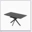 Ensemble de table de salle à manger extensible pour 6 à 8 personnes avec chaises en forme de C et grande table, pieds en métal pour plus de stabilité et de style