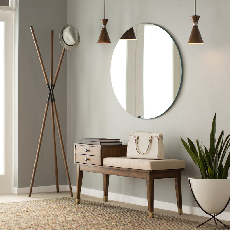 Alisun Round Wall Mirror, 36" x 36"