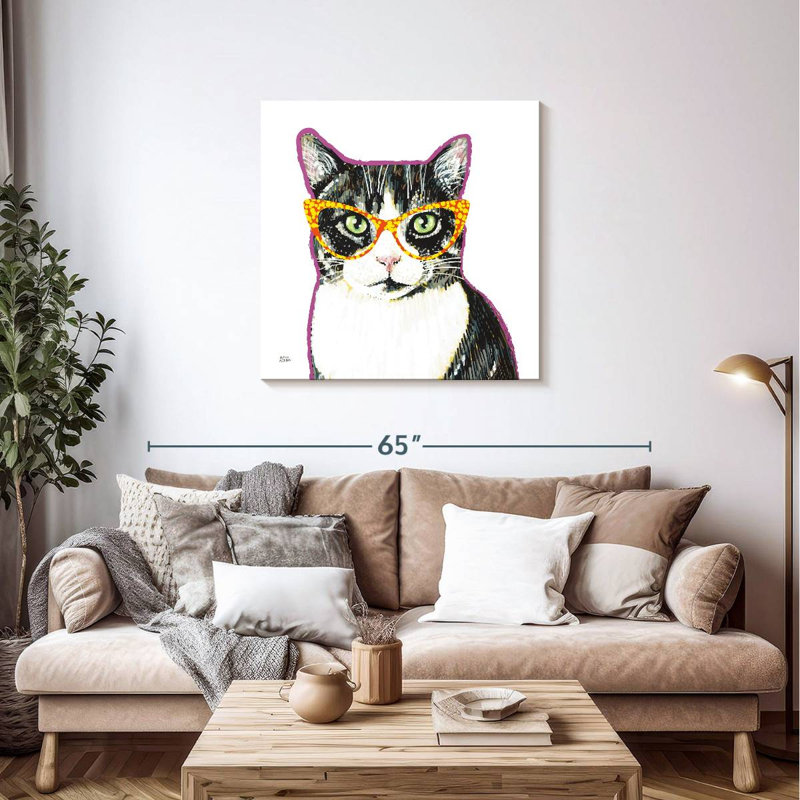 Crowle Bespectacled Pet I, H 36 po x l 36 po
