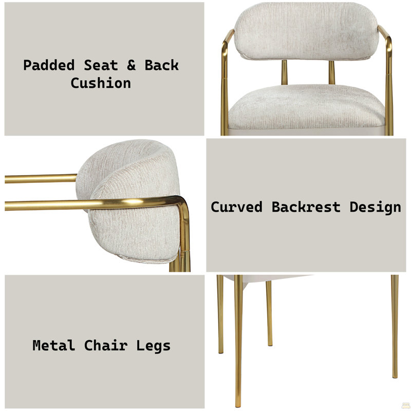 Fauteuil en chenille (ensemble de 2)