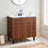 Walnut Oak Modern Free-Standing Bathroom Vanity Set-1534635869