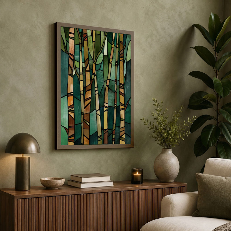 Print, 30x20 - 76.2 x 50.8 cm, Teal Border