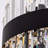 Kacy 16-Light Dimmable Modern Matte Black Rectangle Chandelier with Crystal Accents for Kitchen Island Dining Room-1519909784-1516143926