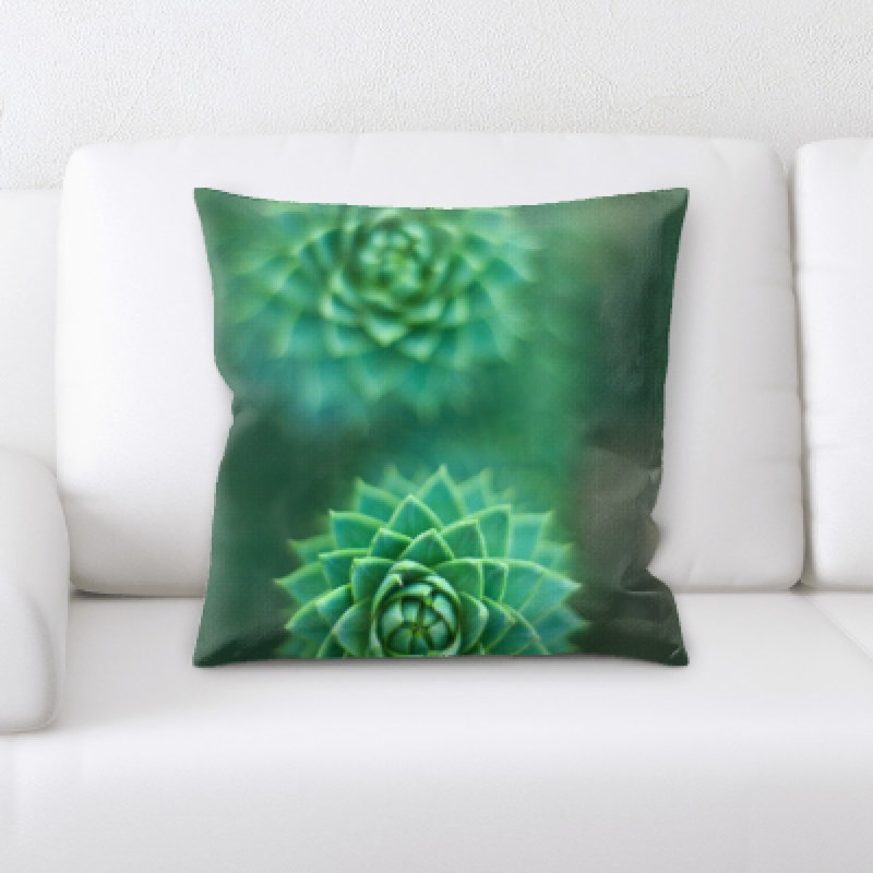Microsuede Throw Pillow