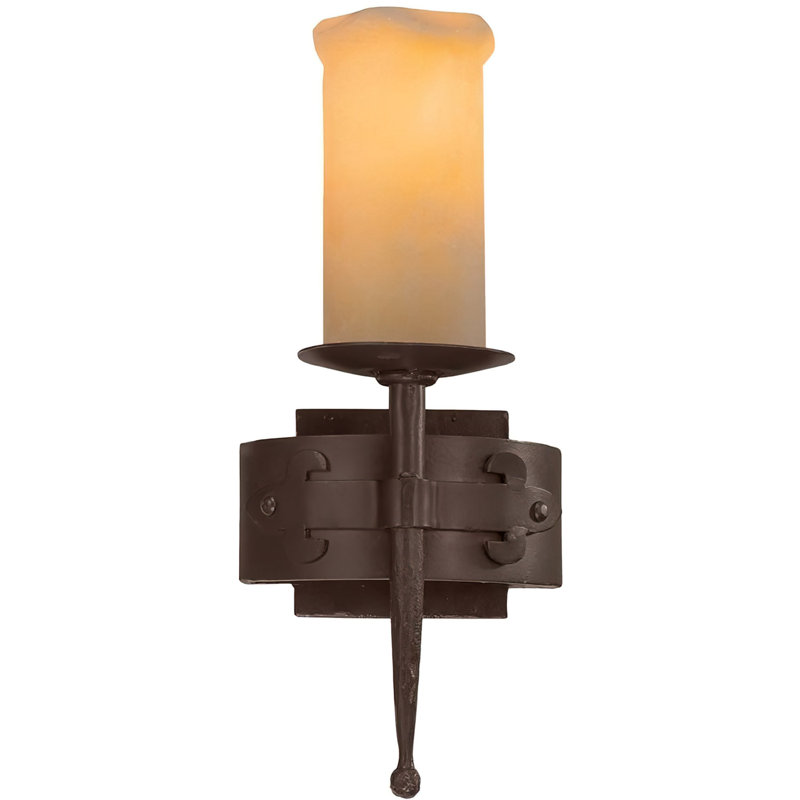 Fleur De Lis 1 - Light Wallchiere, Bronze