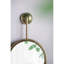 2 miroirs modernes en fer doré, 11 po x 28,5 po, pour la décoration murale dans le salon, la chambre à coucher, le bureau, le vestibule et la décoration intérieure