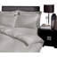 Satin Stripe 300 Thread Count Duvet Cover Set with Pillowcases-17357296-17857065
