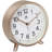 Table Clock Round Plastic Tabletop Clock with Alarm Function 5.75 Inches-2002405682