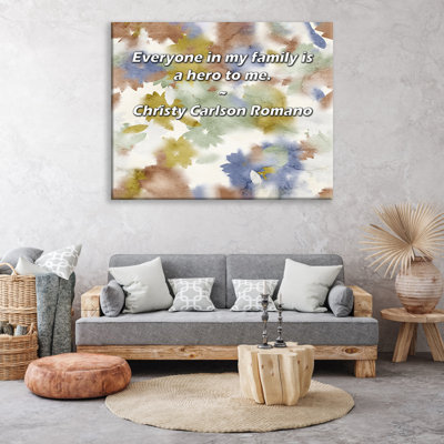 Artsy Quote By Christy Carlson Romano Gallery Wrapped Canvas