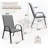 Space-Saving Outdoor Stackable Dining Armchairs-1940533364