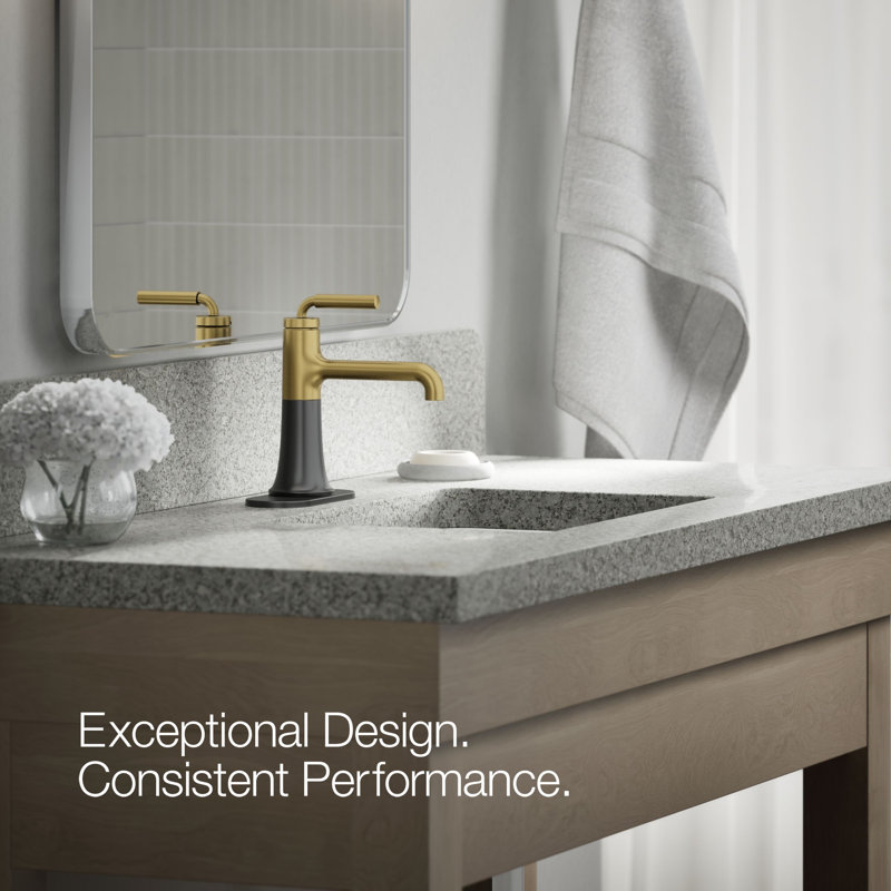 Tone Single-Handle Bathroom Sink Faucet, 1.2, Gold/Black