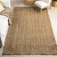 Tapis campagnard naturel en jute tissé à plat à la main Isalena-1224587644