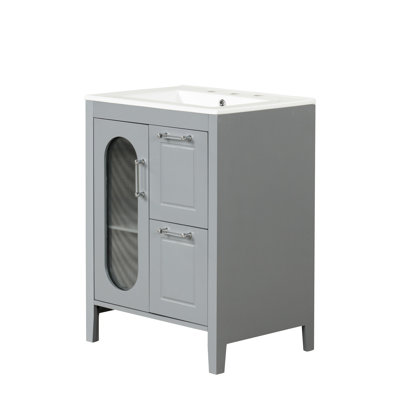 24" Bathroom Vanity With Sink
