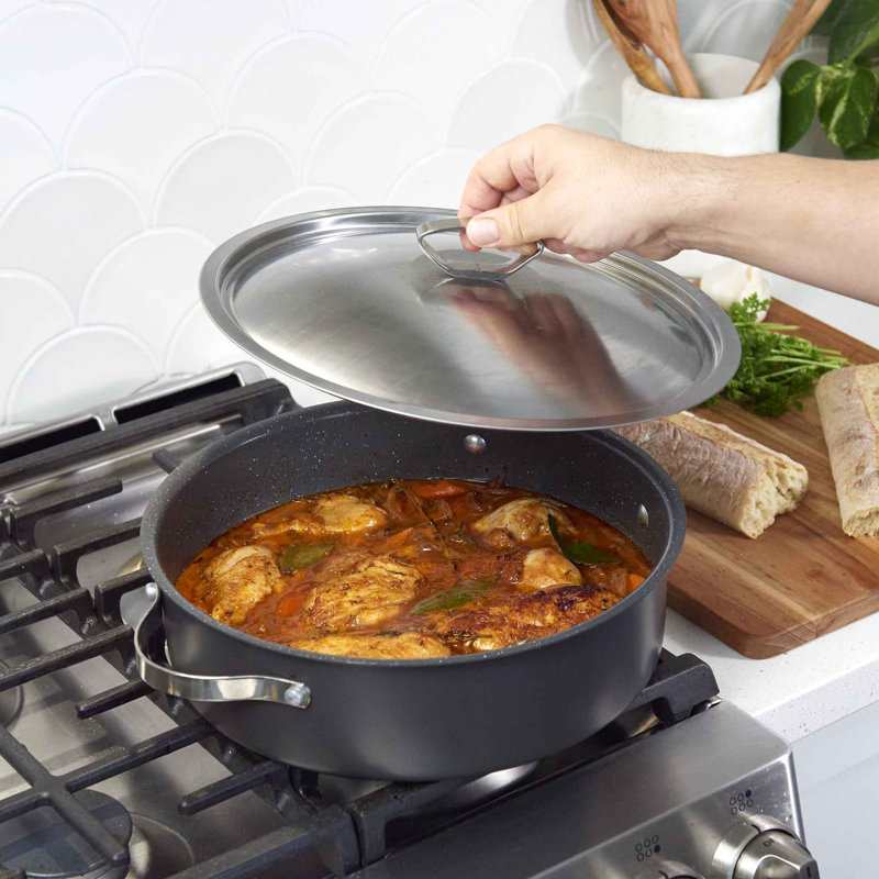 Verde Braiser Pan With Lid