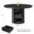 47" Round Dining Table With Stronge Drawer-1925836525