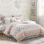 Ensemble d'édredon 9 pièces en percale de coton Blush Queen-125330200-125330204