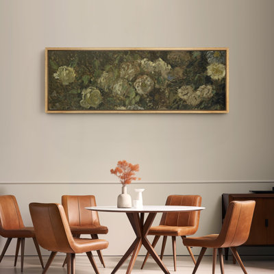 Impressionnisme sur toile, impression de jardin impressionniste