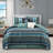 Tefia Karr Microfiber 7 Piece Comforter Set-1808900019-1789657002