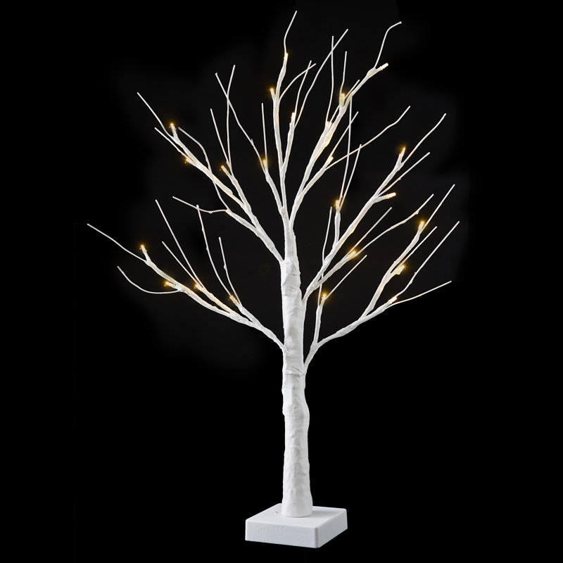 Easter Tree with 24 Pre Lit Warm White LEDs Decorations Included The Seasonal Aisle Lighted Trees