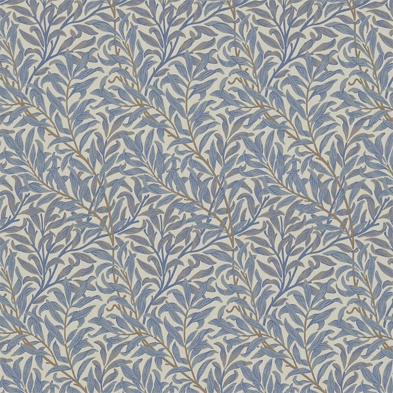 Willow Bough Fabric, Crimson/Manilla