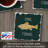 Gone Fishing Single Tumbled Tile Coaster