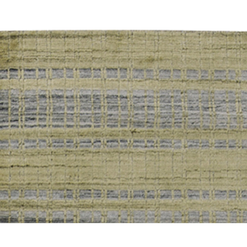 Hand Woven Silk and Wool Area Rug