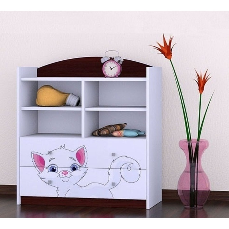 Liana 96cm H X 86cm W Kids Cube, Wenge