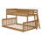 Jameeka Kids Twin Over Full Bunk Bed-1178242471