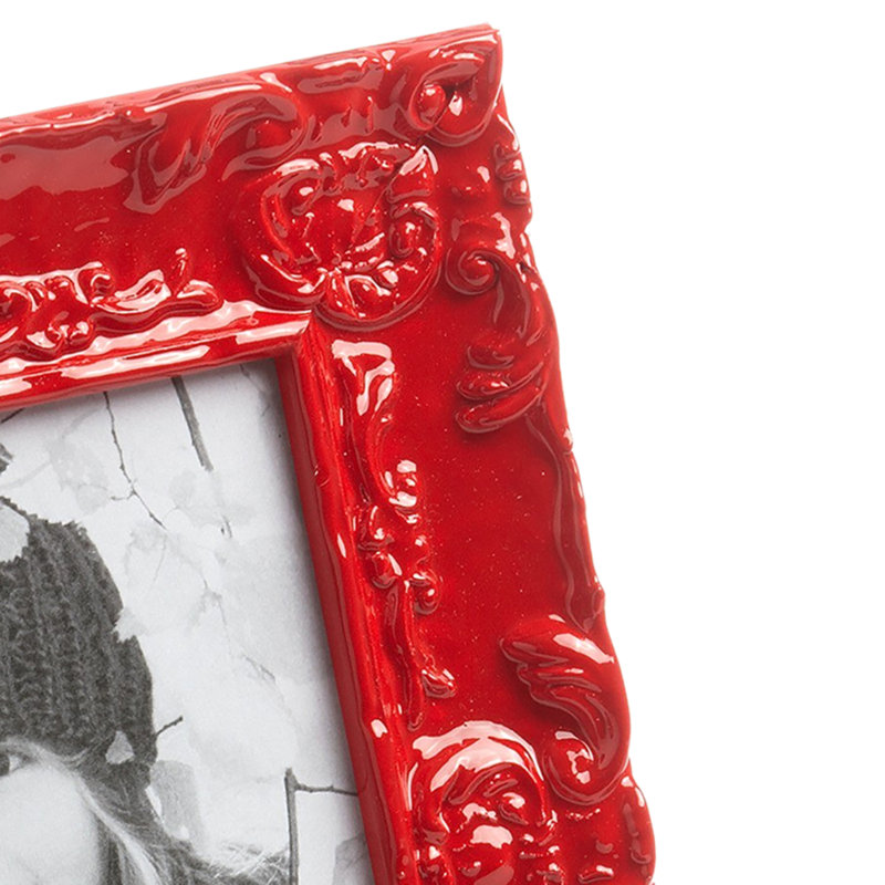 Cadre photo Roma, 4 po x 6 po, Rouge