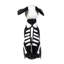 Halloween Metal Skeleton Seated Dog