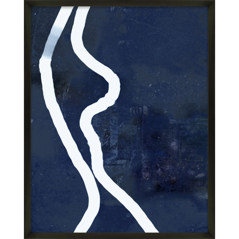 White Rope 2 Painting by Jacques Pilon, Black, 30" H x 24" W