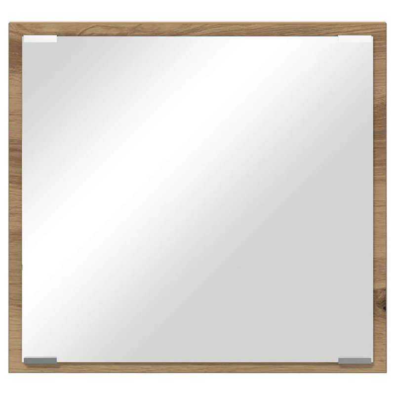 LED Bathroom Mirror Wall-Mounted 40 X 8.5 X 37 Cm, Artisan Oak