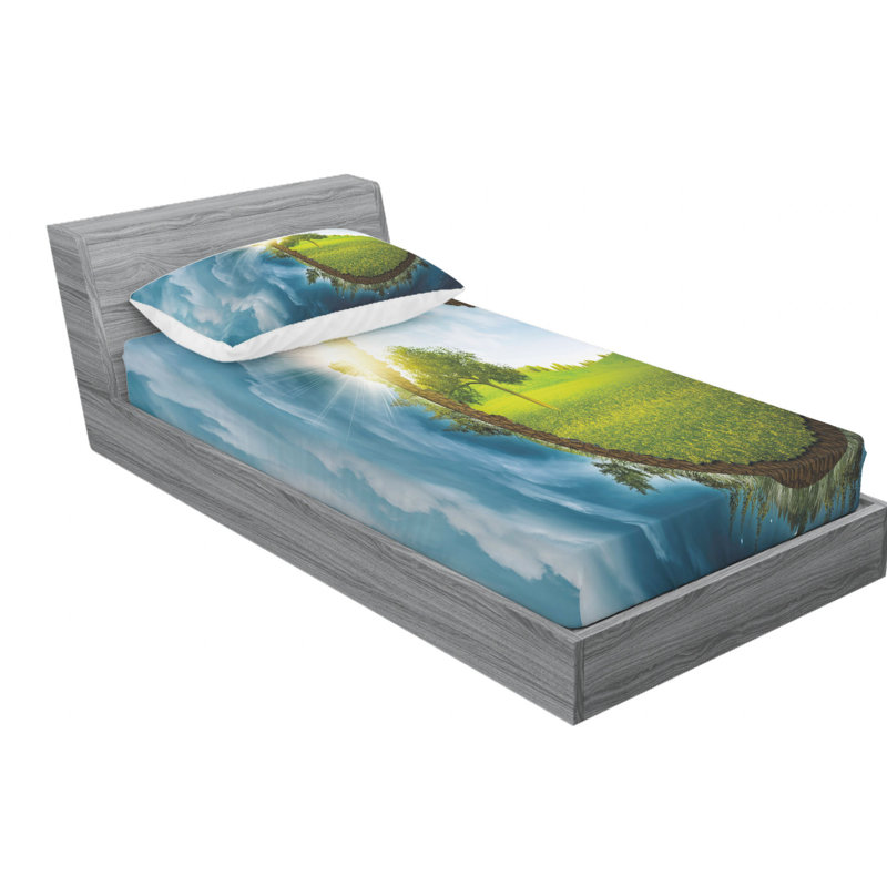 Microfiber Sheet Set, Twin XL Sheet Set with Fitted Sheet