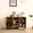 Mesh Three-Door Storage Unit - For Different Spaces Natural Cabinet Versatile For Kitchen And Beyond