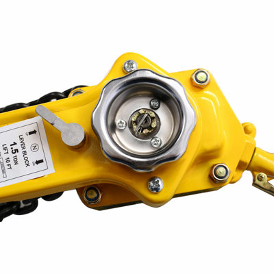 Lever Chain Hoist 3/4 Ton 1650LBS Capacity 10 FT Chain Come Along with Heavy Duty Hooks Ratchet Lever Chain Block Hoist Lift Puller