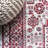 Boho Cottage Medallion Red/Ivory Rug-1805728336