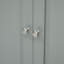 Tall Storage Cabinet With Two Drawers For Bathroom/Office, Grey-743723850