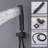 10 Inch Shower Head Bathroom Luxury Rain Mixer Shower Complete Combo Set Wall Mounted