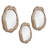 Foundry Select 3-Pieces Tiberius Wood Carved Dimensional Mirror