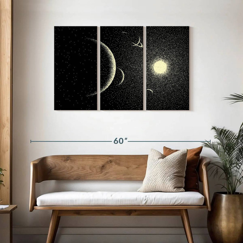 Oberle Star Clusters, 28" H x 45" W