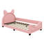 Upholstered Daybed With Carton Ears Shaped Headboard-1642974877