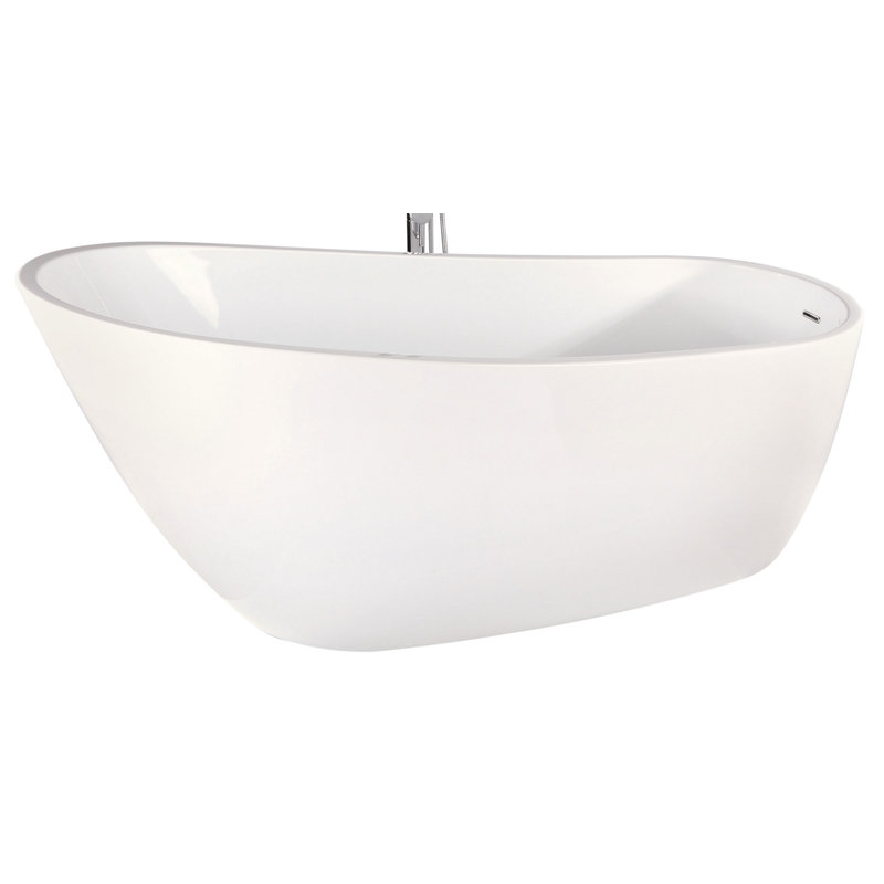 1730mm x 780mm Freestanding Soaking Acrylic Bathtub