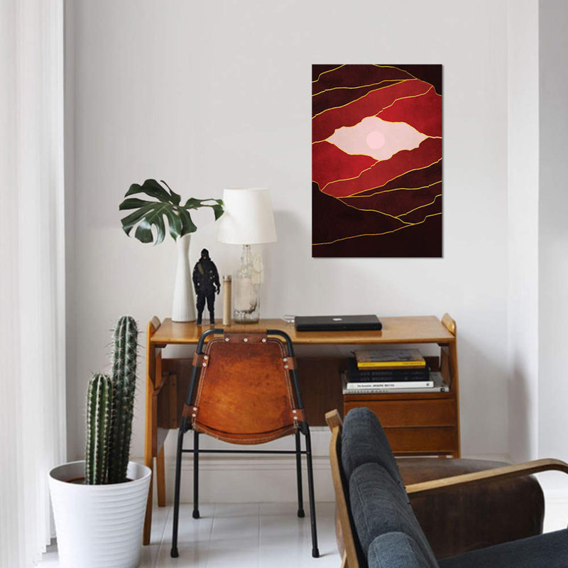 « artful crépuscule v », impression sur toile, H 40 po x l 26 po x P 1,5 po, Toile tendue, Pas de tapis